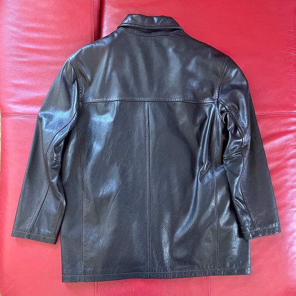 Marc New York Andrew Marc Vinyl Overcoat Brown Size XL - Picture 4 of 5